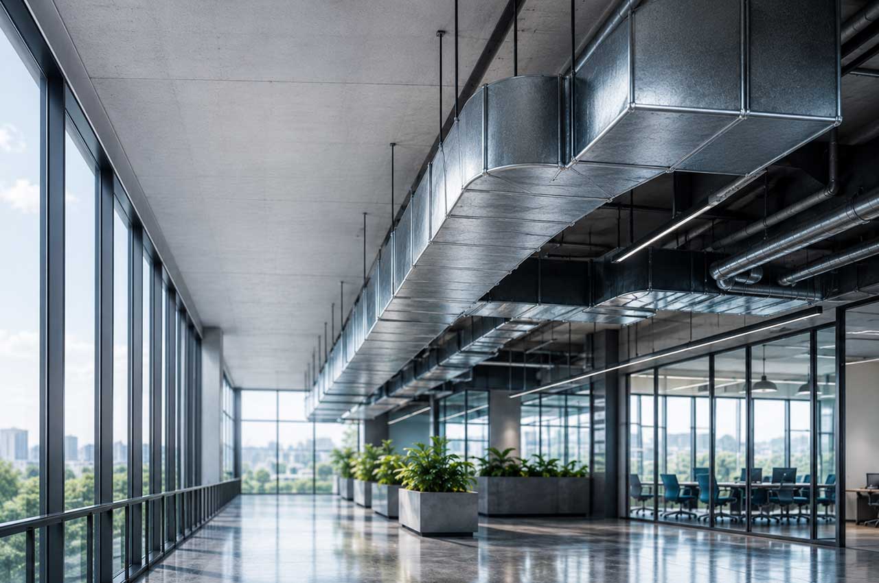 Alu-Zinc Steel in HVAC Ducting Combining Thermal Efficiency with Corrosion Resistance